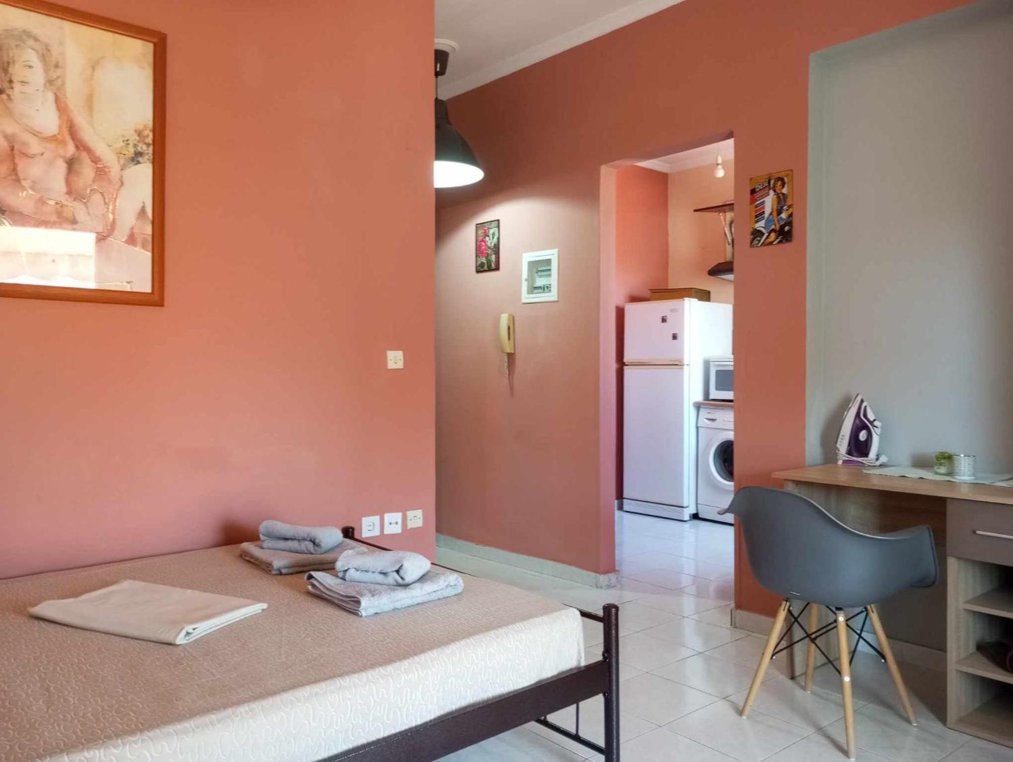 Mytilíni Cozy Studio Flat 1 Bedroom-Very Central Location מראה חיצוני תמונה